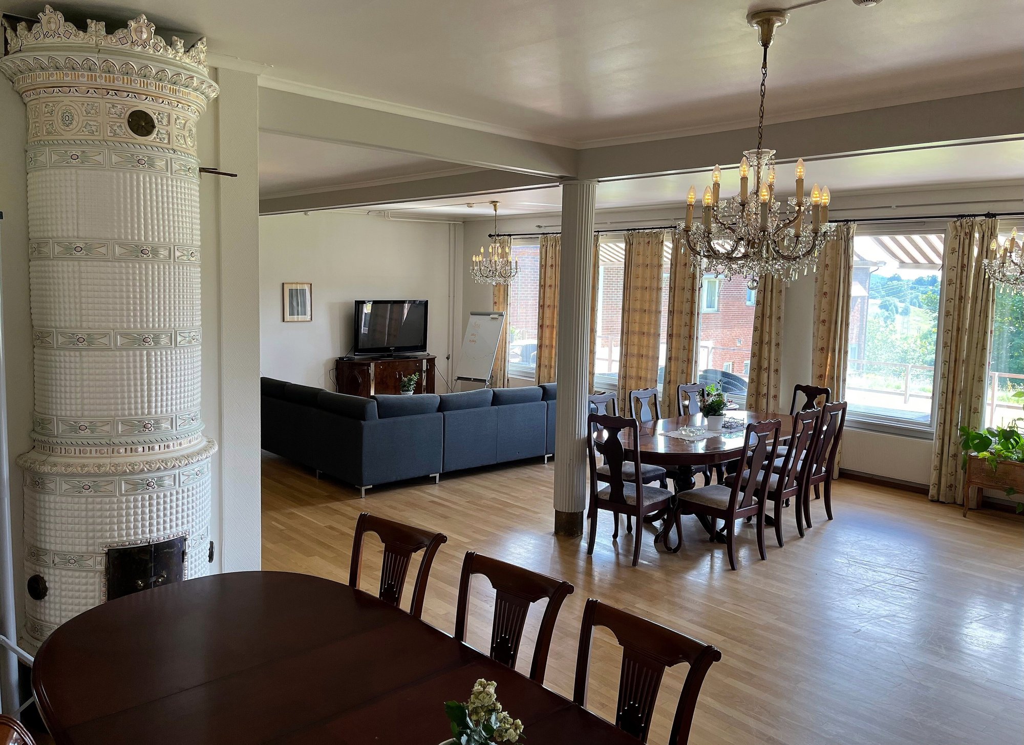 Villa Skaar Bøn spisestue