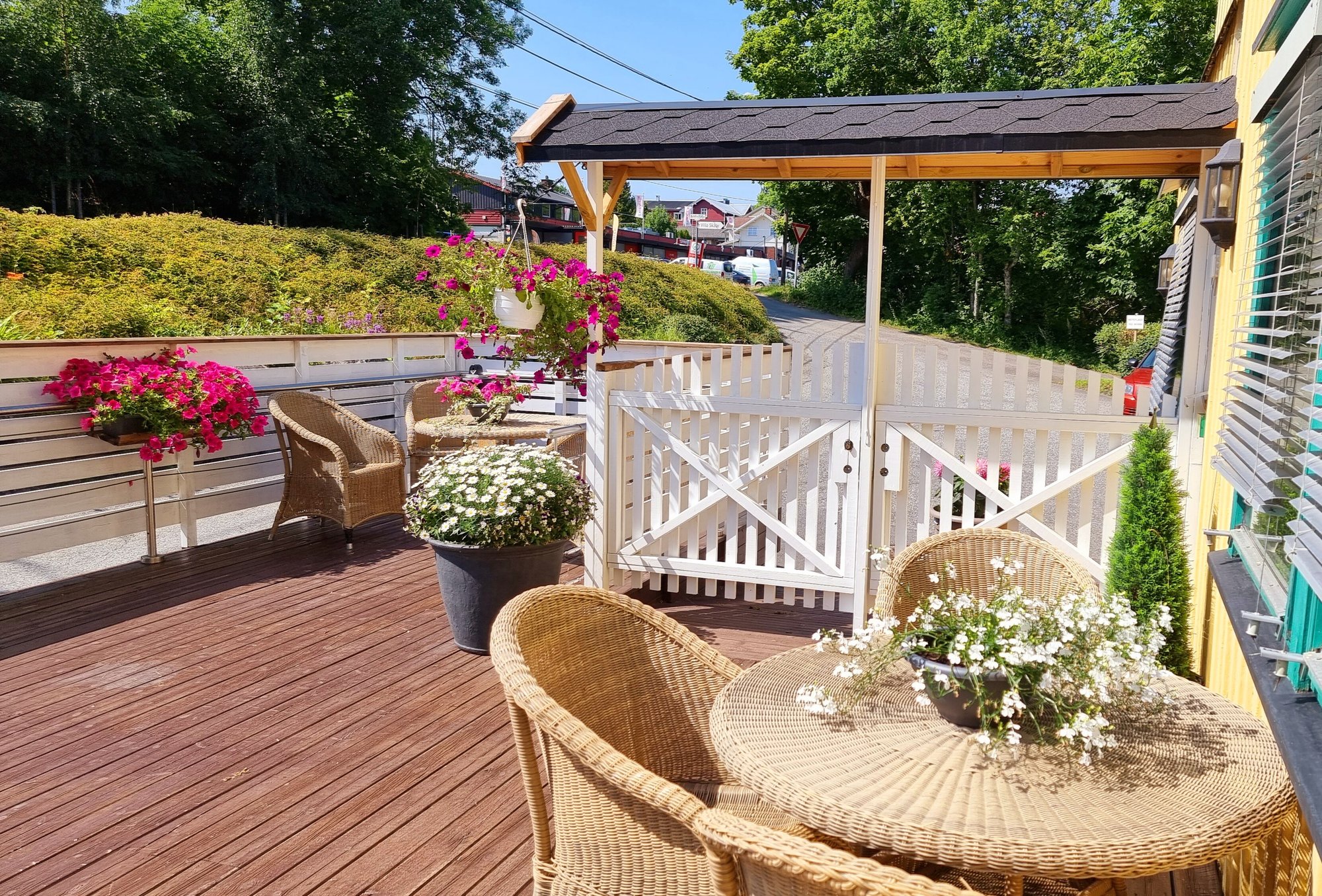 Villa Skaar Sylling terrasse