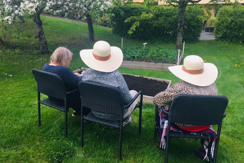 Villa Skaar ute i det fri